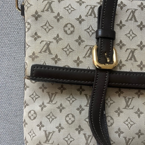 Louis Vuitton Mini Lin Francoise Fold Over Bag - Picture 3 of 6
